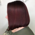 burgundy holiday hair coloring and ladies haircut and color salon