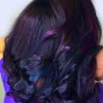 purple haircoloring ombre woman plano texas frisco the colony addison allen