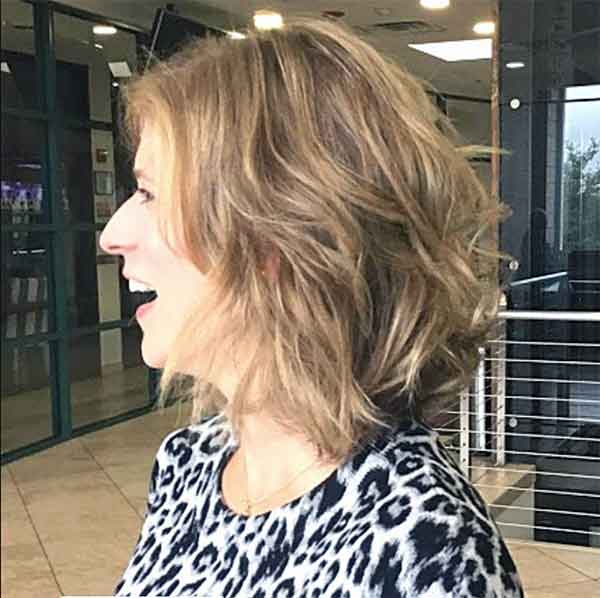 womans haircut and hairstyle salon transformation