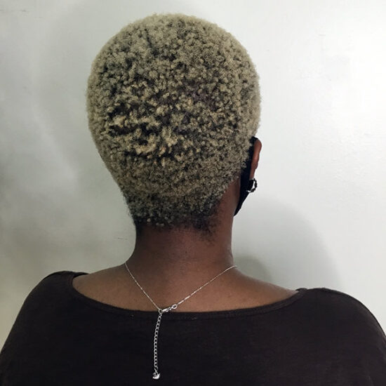 you can bleach ethnic hair to blonde