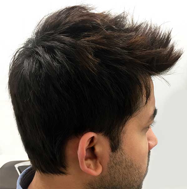 mens haircut and style at the salon in plano texas